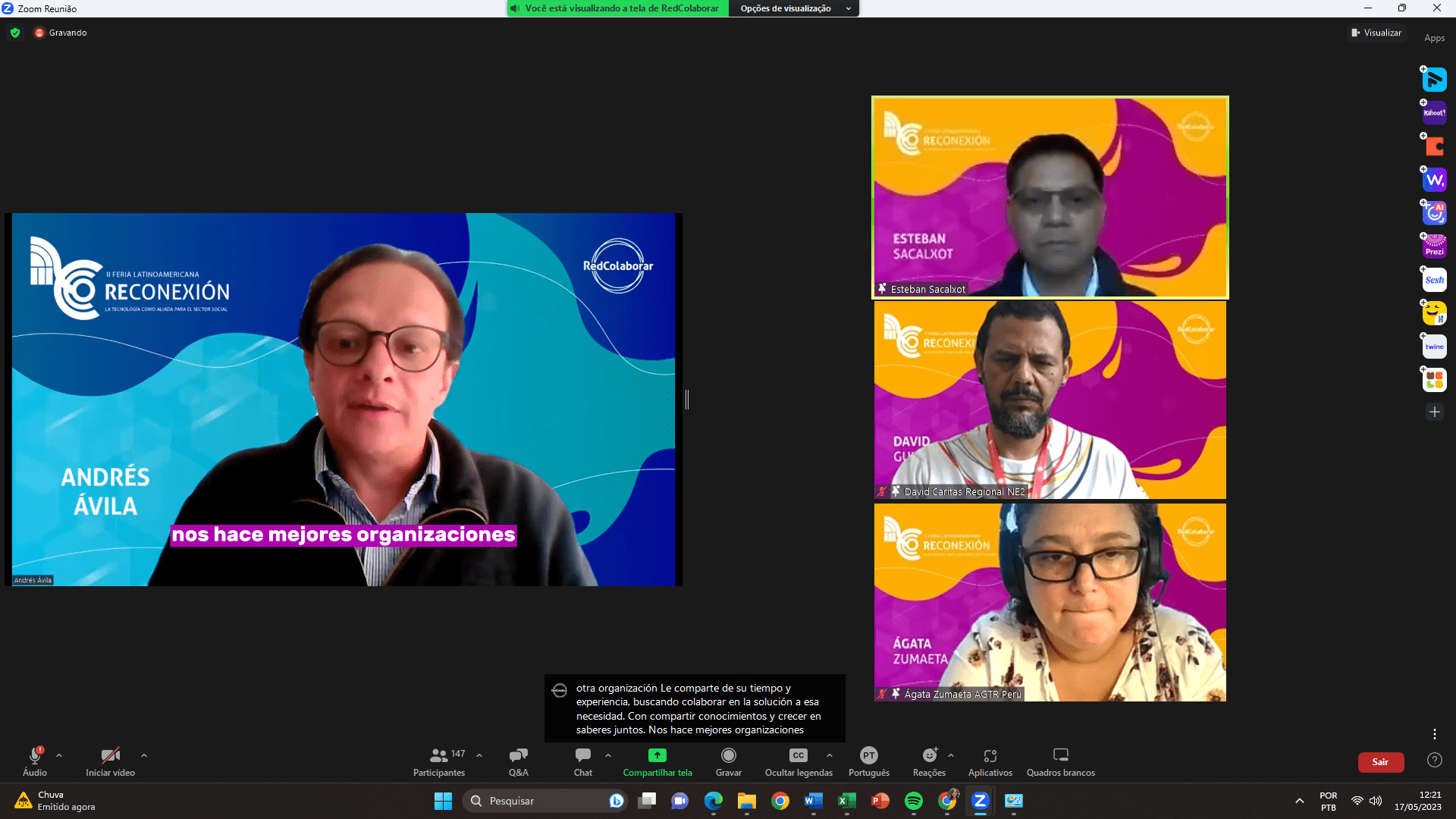 Cáritas Brasileira Regional NE2 participa de Feira da RedColaborar com tema voltado a tecnologia como aliada das Organizações da Sociedade Civil (OSC)
