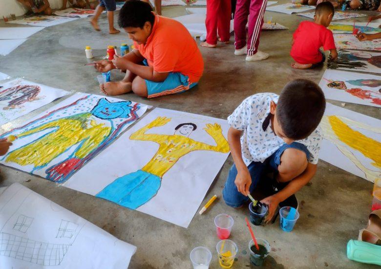 Festa em alusão ao Dia das Crianças contempla crianças migrantes Festa em alusão ao Dia das Crianças contempla crianças migrantes