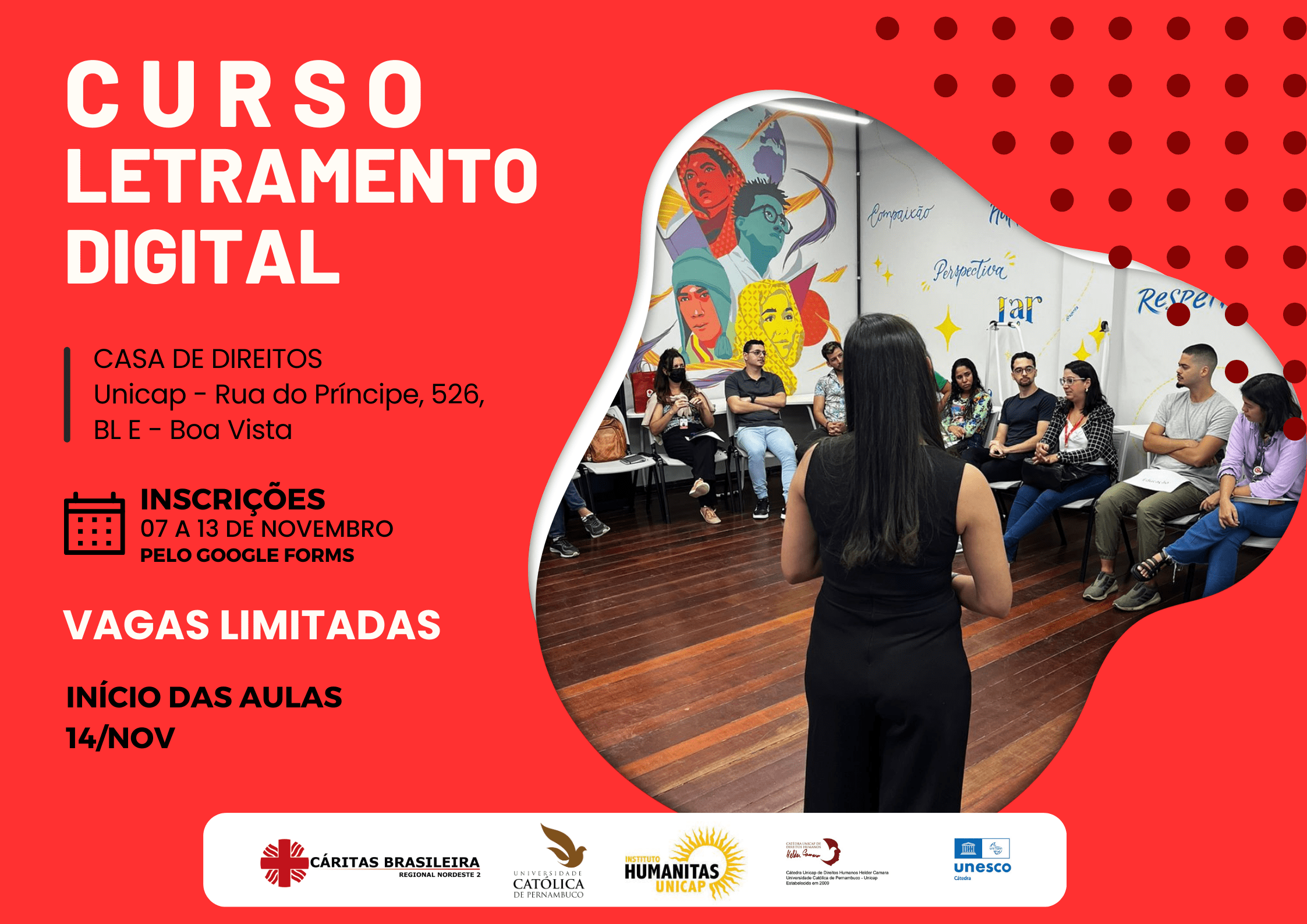 Inscrições abertas para o curso de Letramento Digital