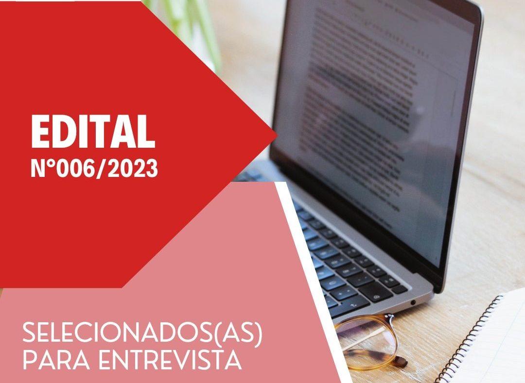 Cáritas NE divulga selecionados para etapa das entrevistas no edital Nº 006/2023